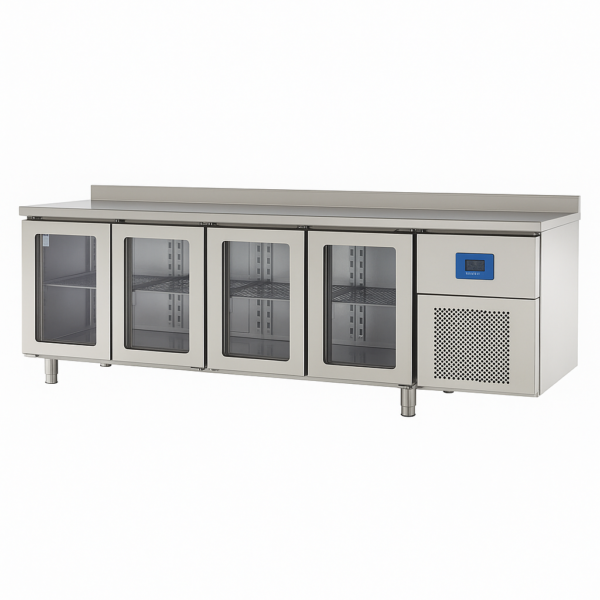 4 Cam Kapı Yatay Tip Buzdolabı