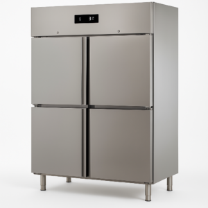 4 Yarım İnoks Kapı Dik Tip Derin Dondurucu