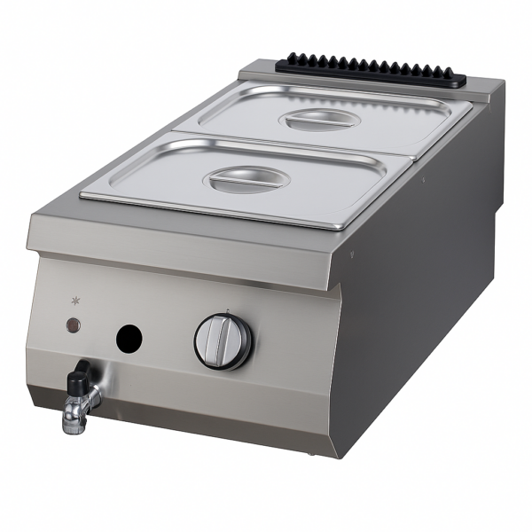 Bain Marie Set Üstü 900 Seri Gazlı 40x90x30 (GN Kaplar Hariç)