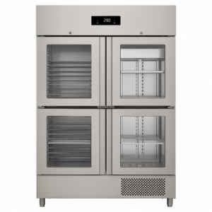 Çift Cam Kapı Dik Tip Buzdolabı