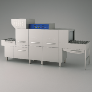 Konveyör Tipi Bulaşık Yıkama Makinesi – Sağ Giriş Kurutmasız