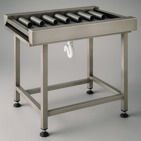 GirişÇıkış Tezgahı KonveyörlüMakaralı