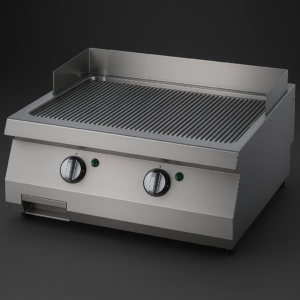 Grill Plate Set Üstü 900 Seri Elektrikli Oluklu 80x90x30-S…