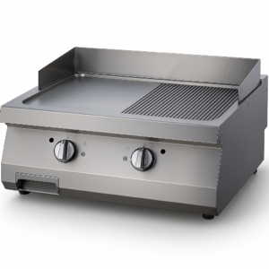 Grill Plate Set Üstü 900 Seri Gazlı Yarı Oluklu 80x90x30