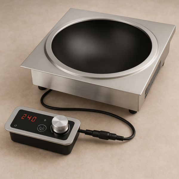 İndiksüyonlu Wok Isıtıcı-Pişirici Gömme