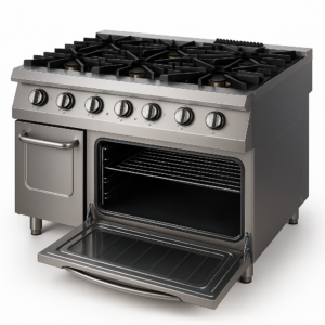 Kuzine Fırınlı 900 Seri Gazlı 6 Açık Ateş 120x90x85