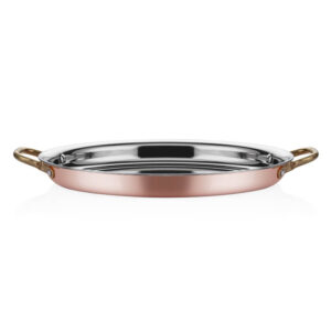 MM Bakır Oval Sığ Sahan