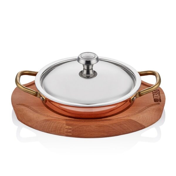 Multi Metal Bakır İndüksiyon Sahan + Kapak + Nihale