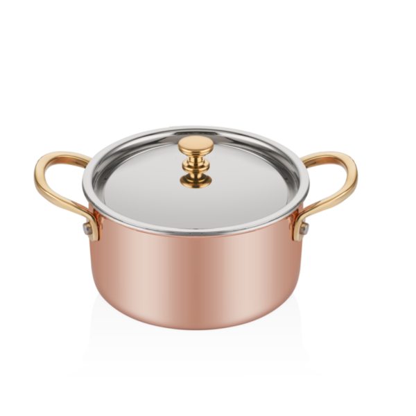 Multi Metal Bakır Mini Tencere