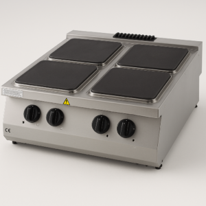 Ocak Set Üstü 900 Seri Elektrikli Dörtlü 80x90x30