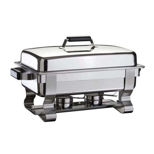 Öztiryakiler Normal Kapaklı Chafing Dish – GN 1/1, Jel Yakıt + Elektrikli