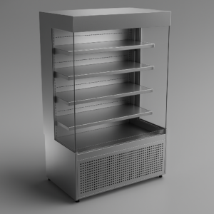 Sıcak Self Servis Duvar Tipi Teşhir Dolabı