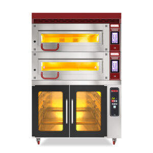 SGS MD-800-2 Çok Amaçlı Fırın | Çift Katlı | Mayalandırma Kabinli | 18000 W